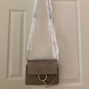 Chloe Faye Mini Smooth and Suede Calfskin Bag